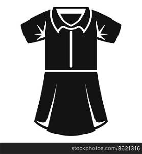 College dress icon simple vector. Fashion shirt. Child code. College dress icon simple vector. Fashion shirt