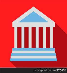 Colonnade icon. Flat illustration of colonnade vector icon for web. Colonnade icon, flat style