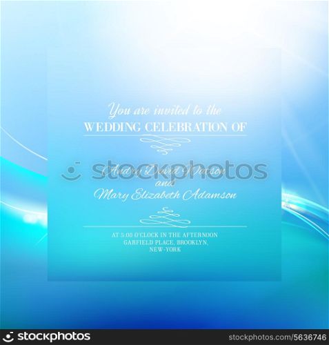 Color abstract background of blurred glass over abstraction. Vector illustrstion.
