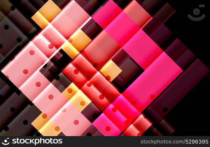 Color arrows on black background. Color arrows on black background. Vector illustration