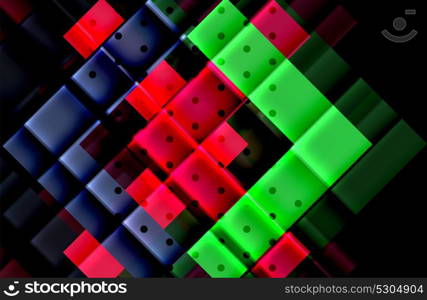 Color arrows on black background. Color arrows on black background. Vector illustration