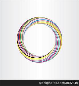 color circle abstract background template design