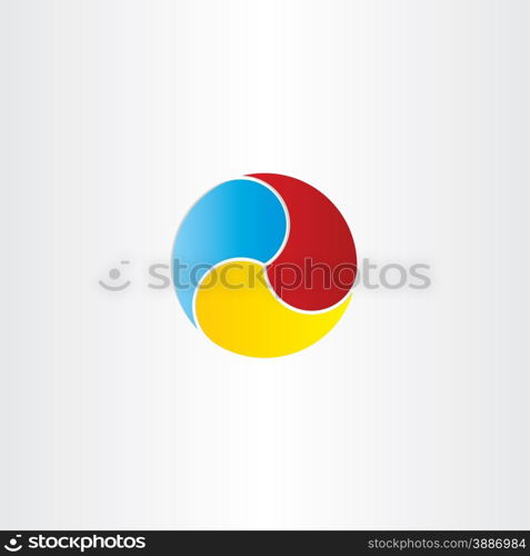 color circle business symbol design element