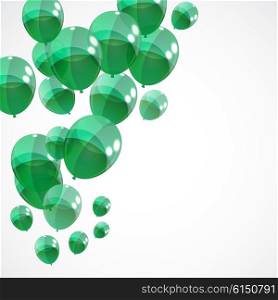 Color Glossy Balloons Background Vector Illustration EPS10. y2015-10-31-15