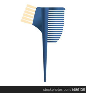 Color hairbrush icon. Cartoon of color hairbrush vector icon for web design isolated on white background. Color hairbrush icon, cartoon style