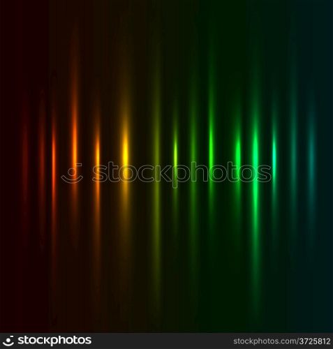 Color light strokes vector background.