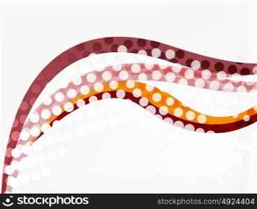 Color overlapping wave stripes, vector abstract background.. Color overlapping wave stripes, vector abstract background. Vector template for workflow layout, diagram, number options or web design