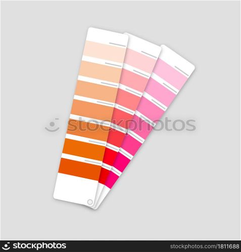 Color palette guide on grey background. Vector stock illustration. Color palette guide on grey background. Vector stock illustration.