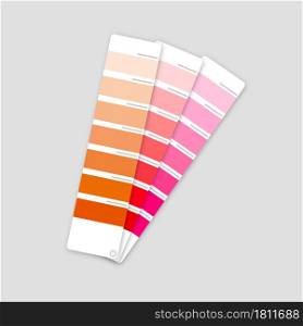 Color palette guide on grey background. Vector stock illustration. Color palette guide on grey background. Vector stock illustration.