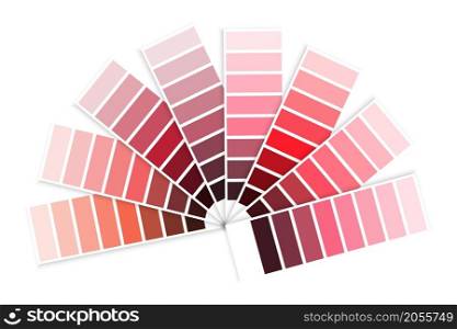 Color palette of red swatch. Graphic decor. Design art. Home interior concept. Vector illustration. Stock image. EPS 10.. Color palette of red swatch. Graphic decor. Design art. Home interior concept. Vector illustration. Stock image.