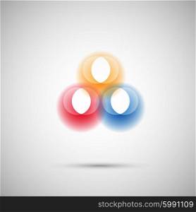 Color round abstract forms eps10.. Color round abstract forms eps10