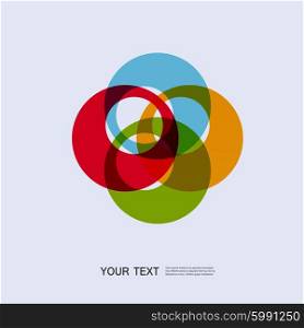 Color round abstract forms eps10.. Color round abstract forms eps10