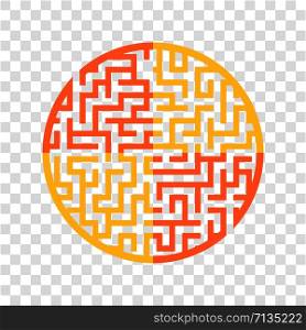 Color round maze. Painted in different colors. Game for kids and adults. Puzzle for children. Labyrinth conundrum. Flat vector illustration isolated on transparent background. Color round maze. Painted in different colors. Game for kids and adults. Puzzle for children. Labyrinth conundrum. Flat vector illustration isolated on transparent background.