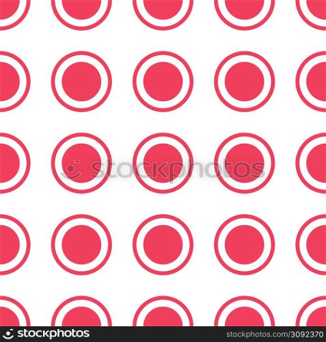 Color Seamless circles pattern on a white background. Seamless circles pattern
