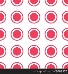 Color Seamless circles pattern on a white background. Seamless circles pattern