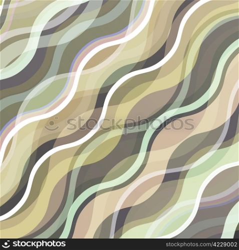Color set from wavy vintage pattern that is trendy this season. EPS10. Used effect transparency layers of lines