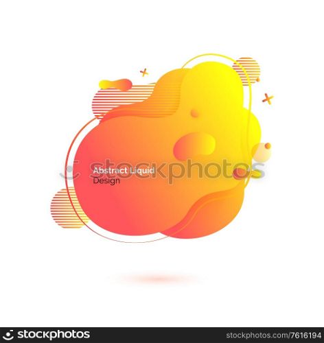 Color substance and drops, abstract liquid design vector. Dynamic colored shapes and forms., logo or emblem and banner template or mockup, flowing fluid. Abstract Liquid Design, Color Supstance and Drops