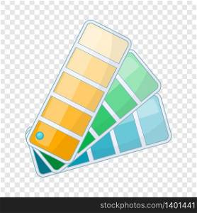 Color swatch icon. Cartoon illustration of color swatch vector icon for web design. Color swatch icon, cartoon style