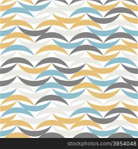 Color waves seamless pattern. Abstract background for retro fabrics.&#xA;