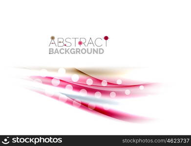 Color wavy lines with light shiny effects. Abstract background template. Color wavy lines with light shiny effects. Abstract background template with blank space