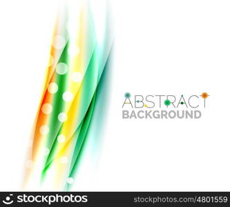 Color wavy lines with light shiny effects. Abstract background template. Color wavy lines with light shiny effects. Abstract background template with blank space