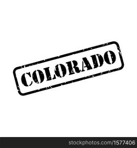 Colorado sign in rubber stamp style vector