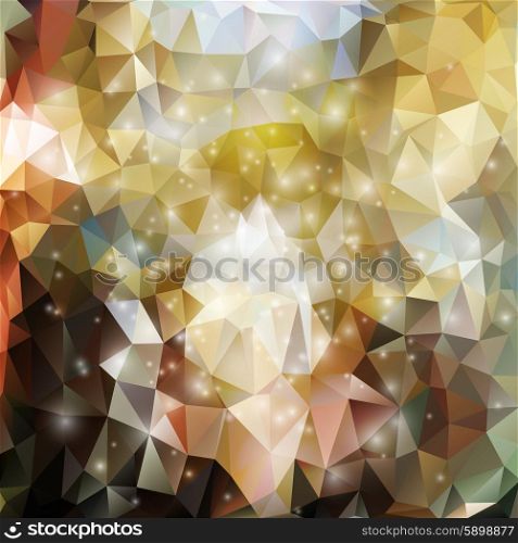 Colored abstract background, triangle design vector illustration.