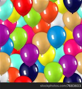 colored balloons on background. Red, blue, yellow vector illustration EPS10. colored balloons on background. Red, blue, yellow. vector illustration