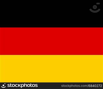 Colored flag of Germany