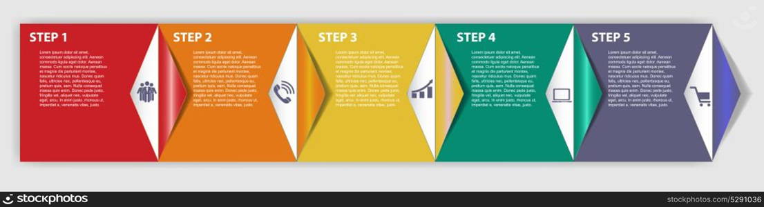 Colored INFOGRAPHICS design elements vector illustration. EPS10. INFOGRAPHICS design elements vector illustration