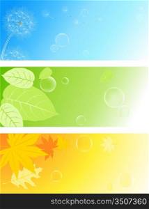 colored nature backgrounds with soap bubbles