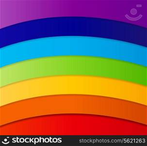 Colored Rainbow Abstract Background Vector Illustration. EPS10