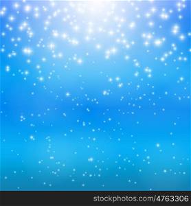 Colored Star Sky Vector Illustration Background EPS10. Star Sky Vector Illustration Background