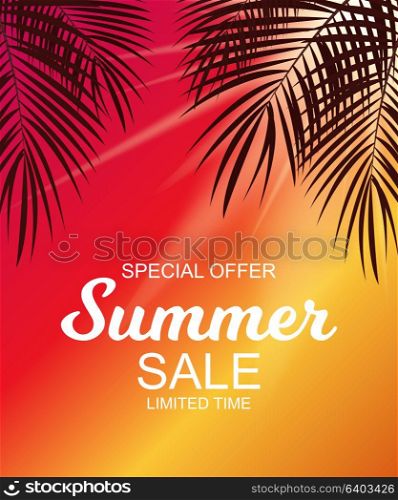 COlored Summer Sale Background Vector Illustration EPS10. Summer Sale Background Vector Illustration
