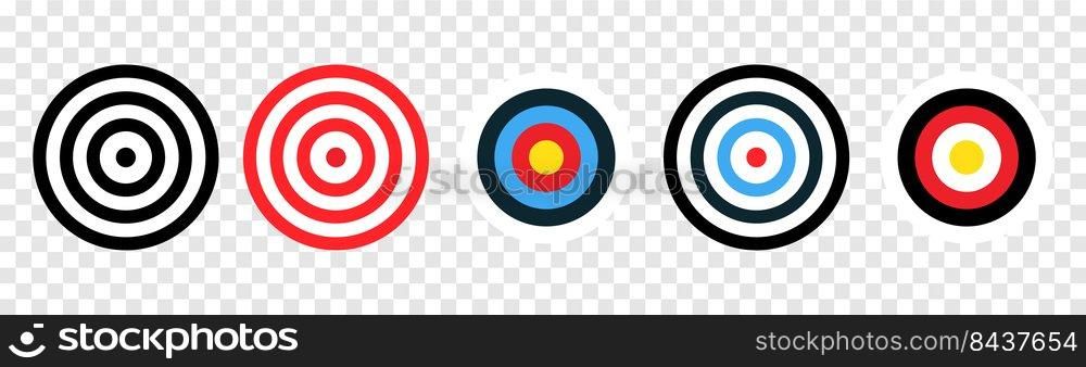 colored targets. Vector illustration. stock image. EPS 10.. colored targets. Vector illustration. stock image. 