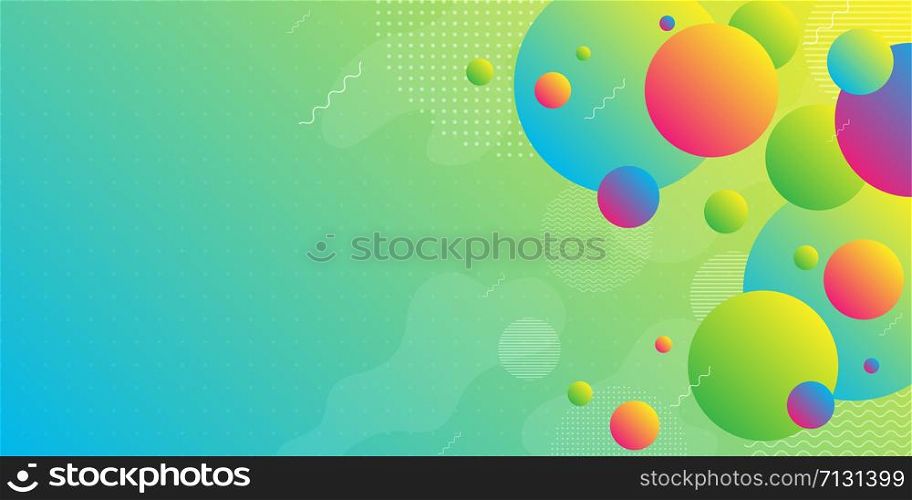 Colorful abstract background using minimal geometry as an element.