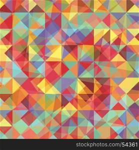 Colorful abstract background with triangles, stock vector