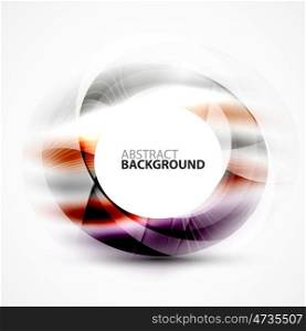 Colorful abstract circle banner. Colorful abstract circle banner, vector message presentation template