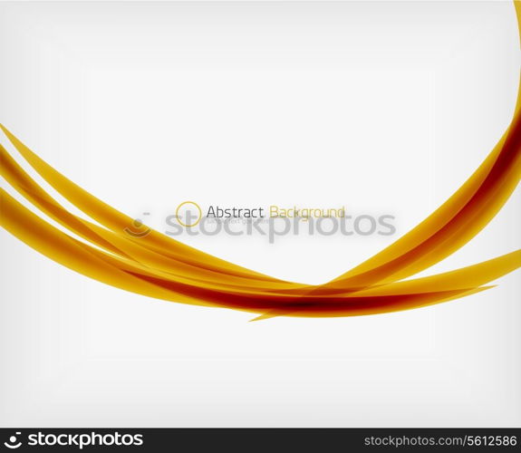 Colorful abstract flowing elegant lines design template with copy space