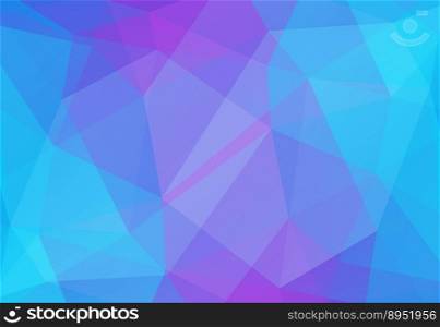 Colorful abstract polygonal background vector image