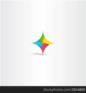 colorful abstract technology logo icon element design
