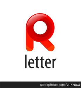 colorful abstract vector logo letter R