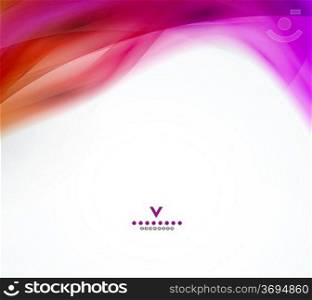 Colorful abstract wave design template. EPS10 vector