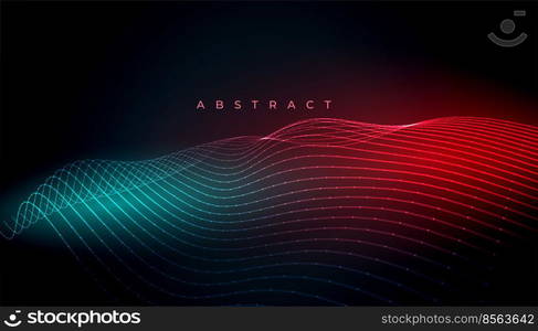 colorful abstract wavy lines background design wallpaper