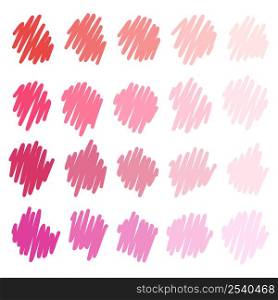 Colorful and gradient spots simple art vector illustration