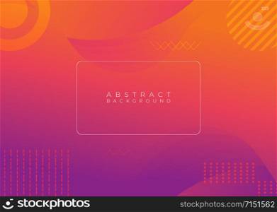 Colorful background abstract design round shape line style modern halftone. vector illustration