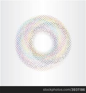 colorful background circle with squares rainbow vector design