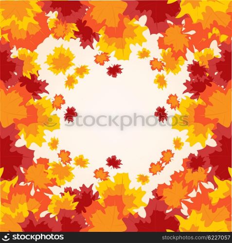 Colorful background from autumn sheet tree. Background from autumn sheet tree