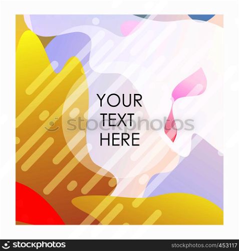 Colorful background with typography design vector