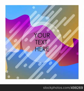 Colorful background with typography design vector